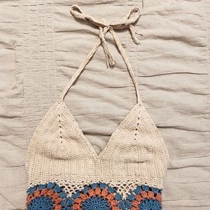 Crochet Tie Top
